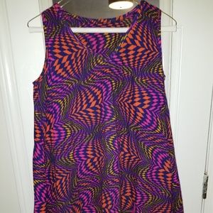 Psychedelic vintage dress no tags